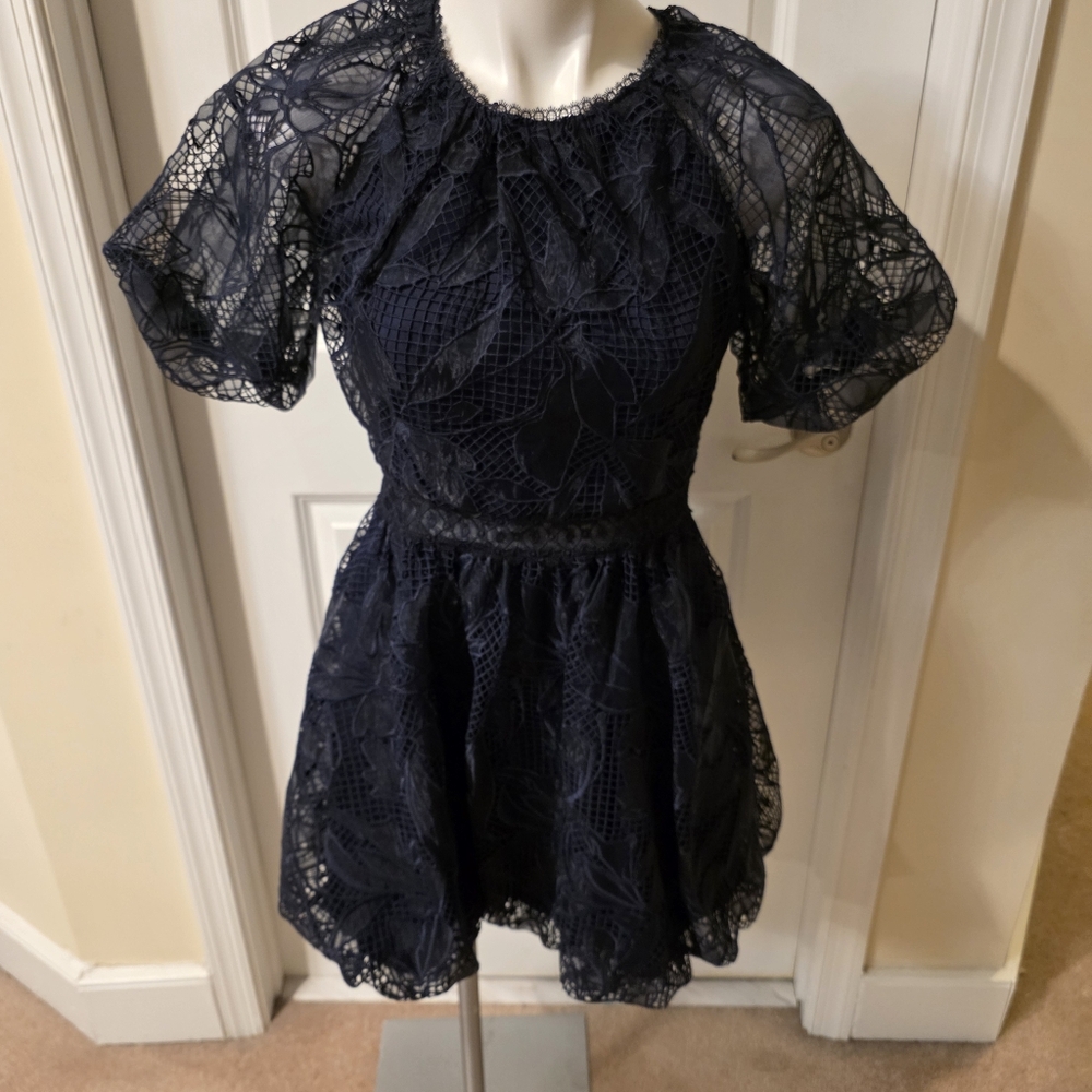 Monique Lhuillier Lace Dress Size 4